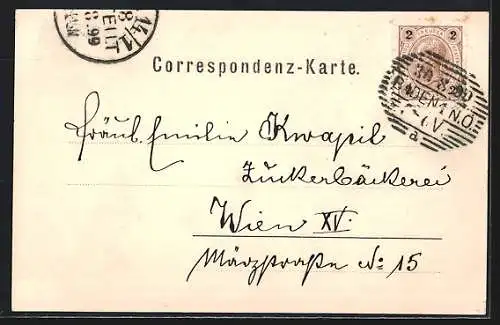AK Baden b. Wien, Ortsansicht vom Calvarienberg