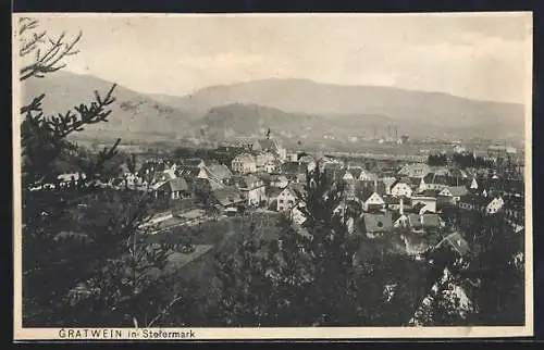 AK Gratwein in Steiermark, Panorama aus der Vogelschau