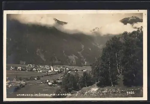 AK Umhausen im Ötztal, Ortsansicht mit Leierstal