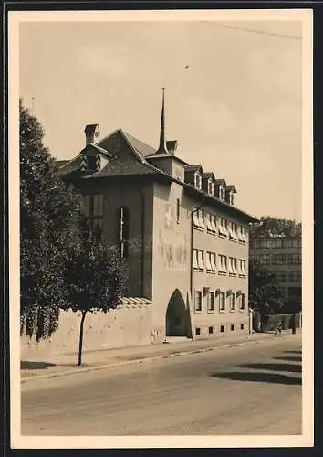 AK Bern, Schützen-Museum mit Strassenpartie