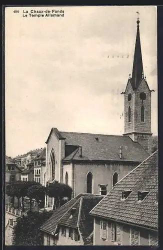 AK La Chaux-de-Fonds, Le Temple Allemand