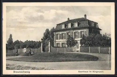 AK Braunschweig, Sporthaus im Bürgerpark