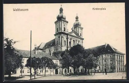 AK Waldsassen, Kirchenplatz