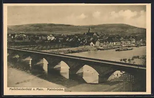 AK Marktheidenfeld a. Main, Mainbrücke