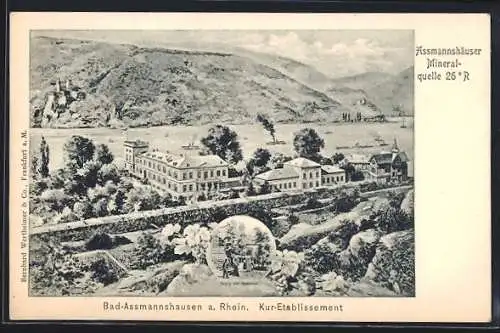 AK Bad-Assmannshausen a. Rhein, Kur-Etablissement