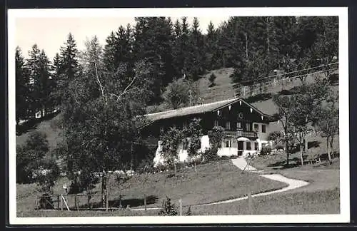 AK Hammer /Obb. über Schliersee, Weg zum Hotel Fontasch-Hof