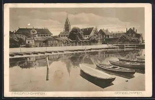 AK Friedrichshafen, Boote im Gondelhafen