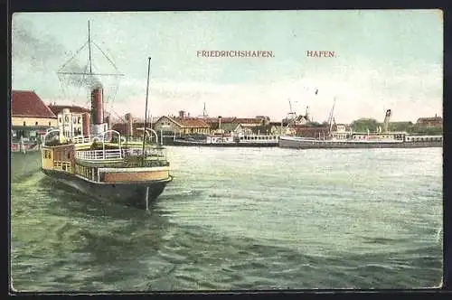 AK Friedrichshafen, Schiffe im Hafen