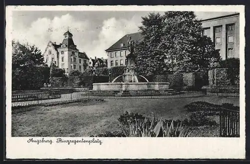 AK Augsburg, Prinzregentenplatz