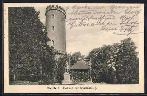 AK Bielefeld, Hof auf der Sparrenburg