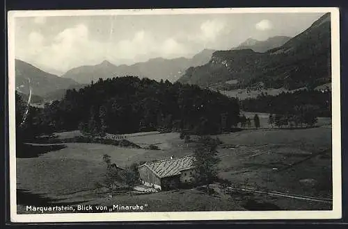 AK Marquartstein, Blick von Minaruhe