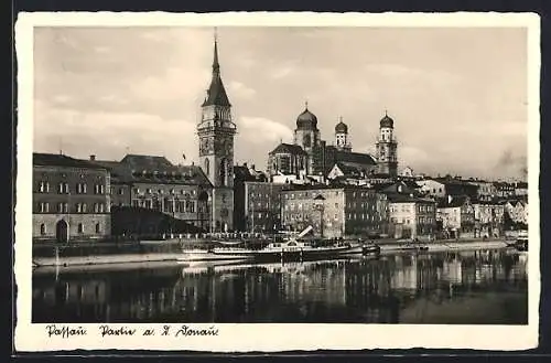 AK Passau, Partie an der Donau