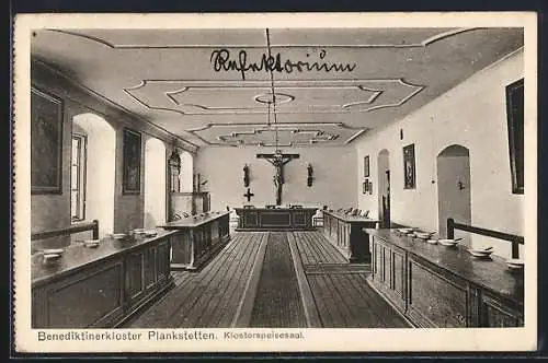 AK Plankstetten, Benediktinerkloster, Speisesaal