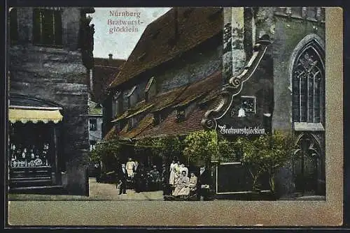 AK Nürnberg, Gasthaus Bratwurstglöcklein