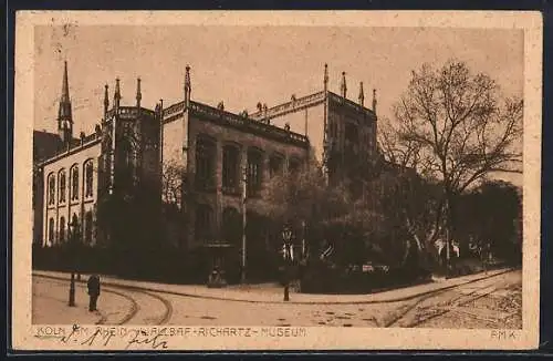 AK Köln a. Rh., Wallraf-Richartz-Museum im Winter