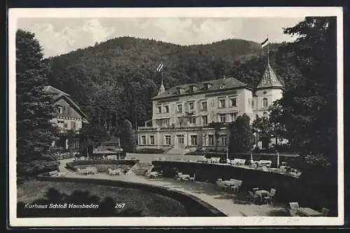 AK Badenweiler, Kurhaus Schloss Hausbaden