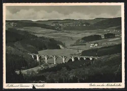 AK Unnau-Westerwald, Partie an der Nisterbrücke