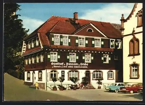 AK Oberharmersbach /Schwarzwald, Gasthof und Pension z. Stube