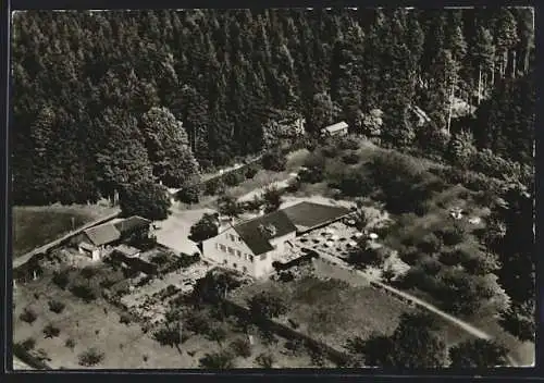 AK Fornsbach i. Schwäb. Wald, Kurhaus und Cafe Erdbeer