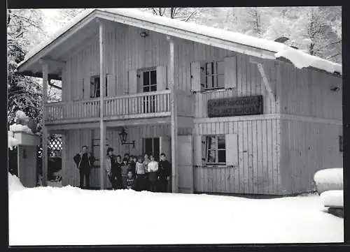 AK Unterammergau, Scherenauer Laine, Jugendbergheim Dr. Max Irlinger