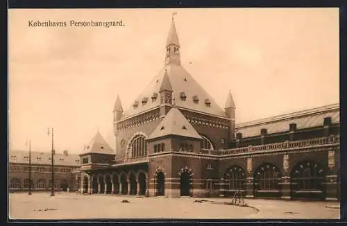 AK Kobenhavn, Personbanegaard, Bahnhof