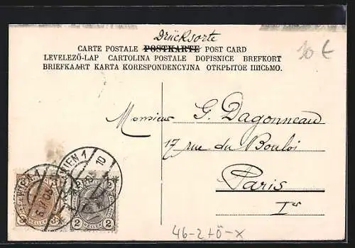 AK Wien, Kärntnerstrasse mit Passanten