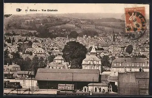 AK Brive, Vue Gènèrale, Bahnhof