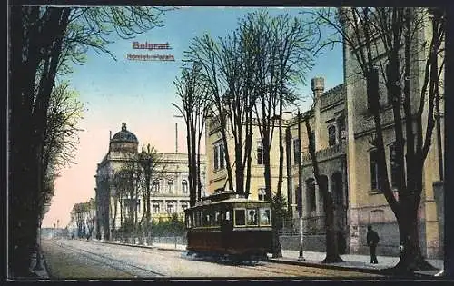 AK Belgrad, Conak, Strassenbahn