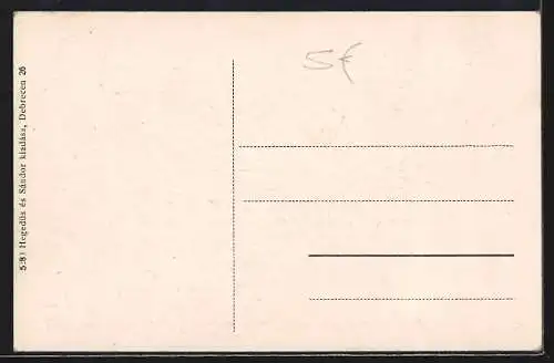 AK Debrecen, Nagyerdei fasor, Strassenbahn