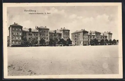 AK Rendsburg, Infanterie-Kaserne, II. Batl.