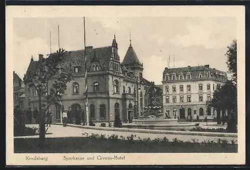 AK Rendsburg, Sparkasse und Green-Hotel