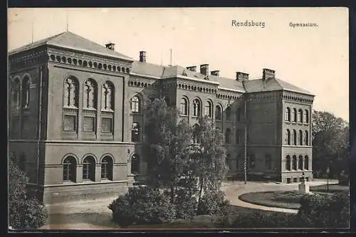 AK Rendsburg, Blick auf das Gymnasium