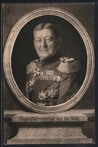 AK Generalfeldmarschall von der Goltz in Uniform mit Eisernem Kreuz