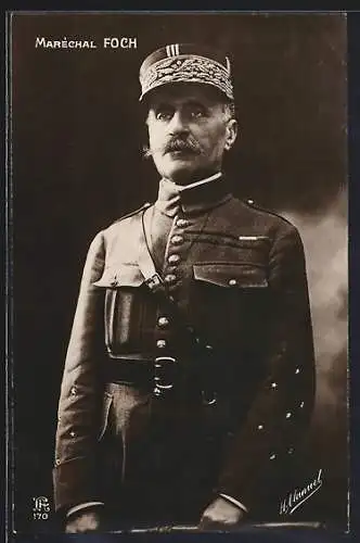 AK Heerführer Marschall Foch in Uniform