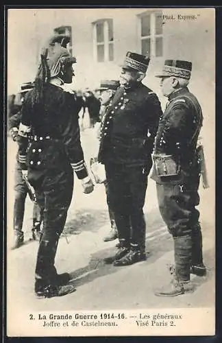 AK Heerführer Generäle Joffre et de Castelneau