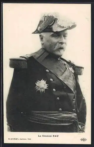 AK Französischer Heerführer Général Pau in Uniform