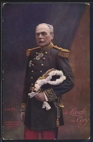 AK Heerführer de Langle de Cary in Uniform