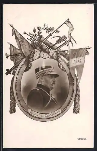 AK Heerführer General von Castelnau in Uniform