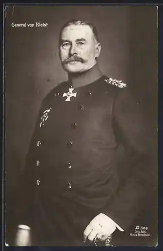 AK Heerführer General von Kleist in Uniform