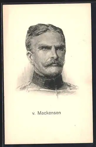 AK Heerführer von Mackensen in Uniform