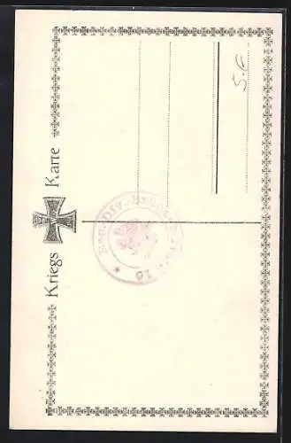 AK Der Kaiser mit den Heerführern Prinz Eitel und Generaloberst von Einem