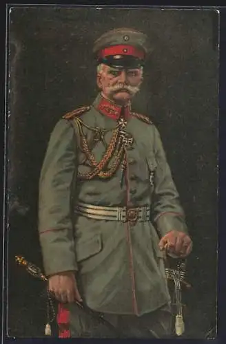 AK General Mackensen in Uniform