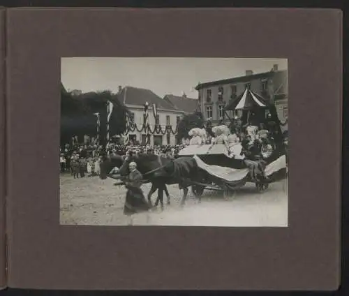 Fotoalbum mit 14 Fotografien, Beeskow, Besuch Kronprinz Wilhelm zur 350 Jahrfeier zur zugehörigkeit zum Hohenzollernhaus