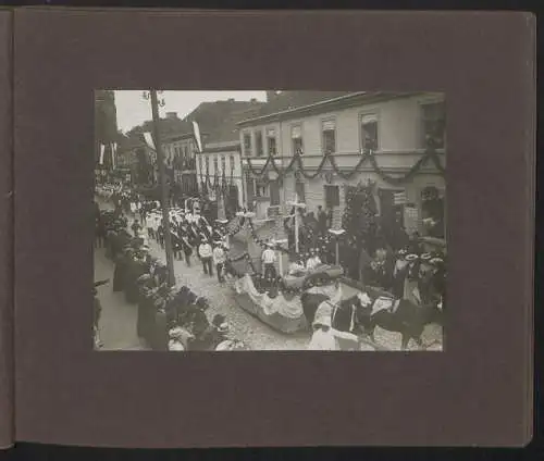 Fotoalbum mit 14 Fotografien, Beeskow, Besuch Kronprinz Wilhelm zur 350 Jahrfeier zur zugehörigkeit zum Hohenzollernhaus