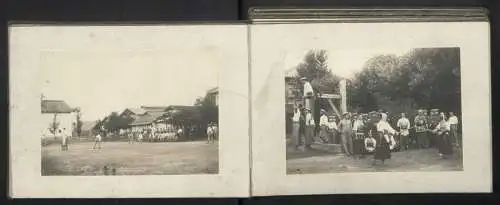 Fotoalbum mit 29 Fotografien Japan, Seide, Seidenherstellung, Papier, Ausbildung Schule, Kendo