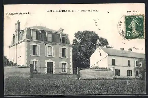 AK Goupillères, Route de Thoiry et maisons rurales