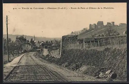 AK Chevreuse, Route de Paris et Château de la Madeleine