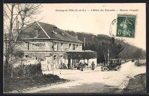 AK Cernay-la-Ville, L`Hôtel des Cascades, Maison Léopold