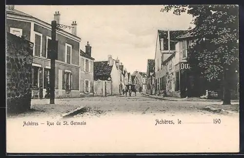 AK Achères, Rue de St. Germain