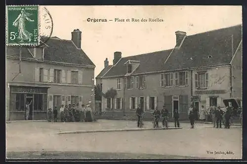 AK Orgerus, Place et Rue des Ruelles